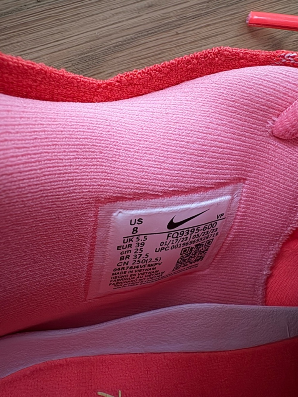 Nike Cosmic Unity 3 Aja Wilson hot pink green blue knit shoes women’s 8 - Picture 11 of 12